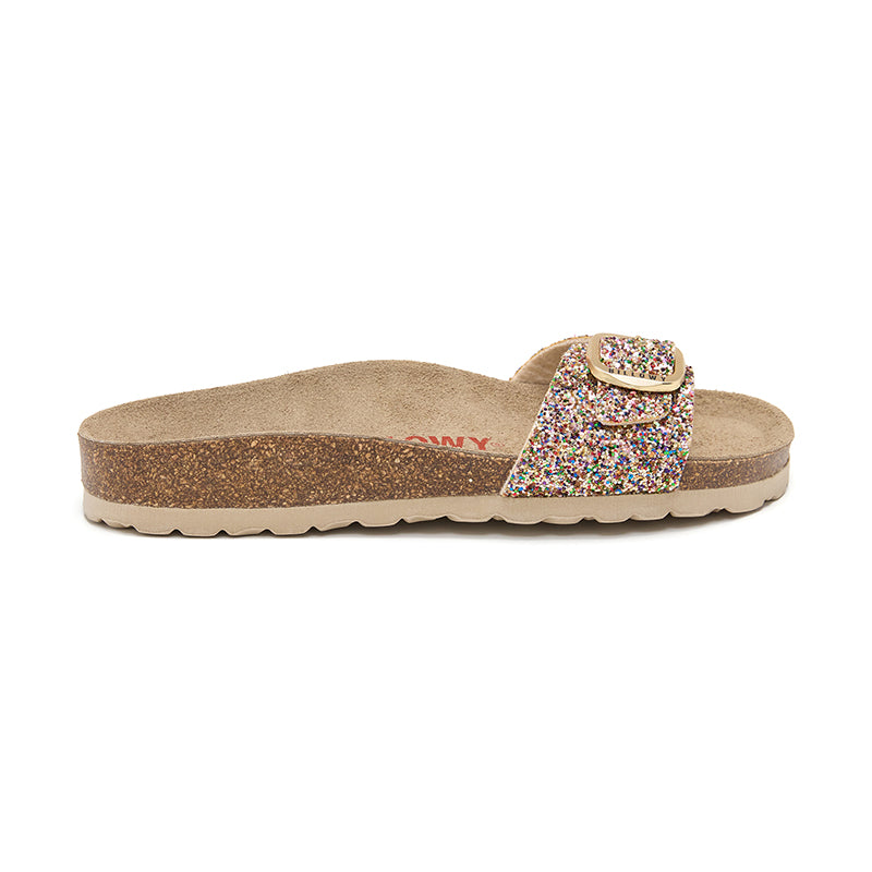 Sandalia Santa Mónica Dorado para Mujer - Estilo y Comodidad