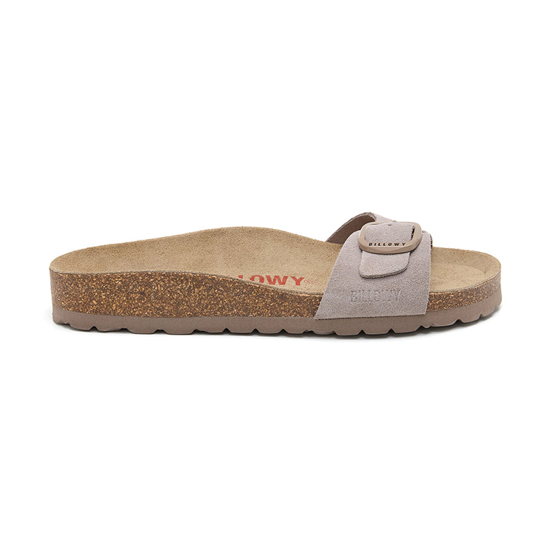 Sandalia Santa Monica para Mujer - Taupe y Marrón, Estilo y Comodidad