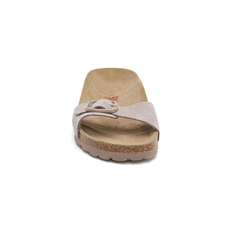 Sandalia Santa Monica para Mujer - Taupe y Marrón, Estilo y Comodidad