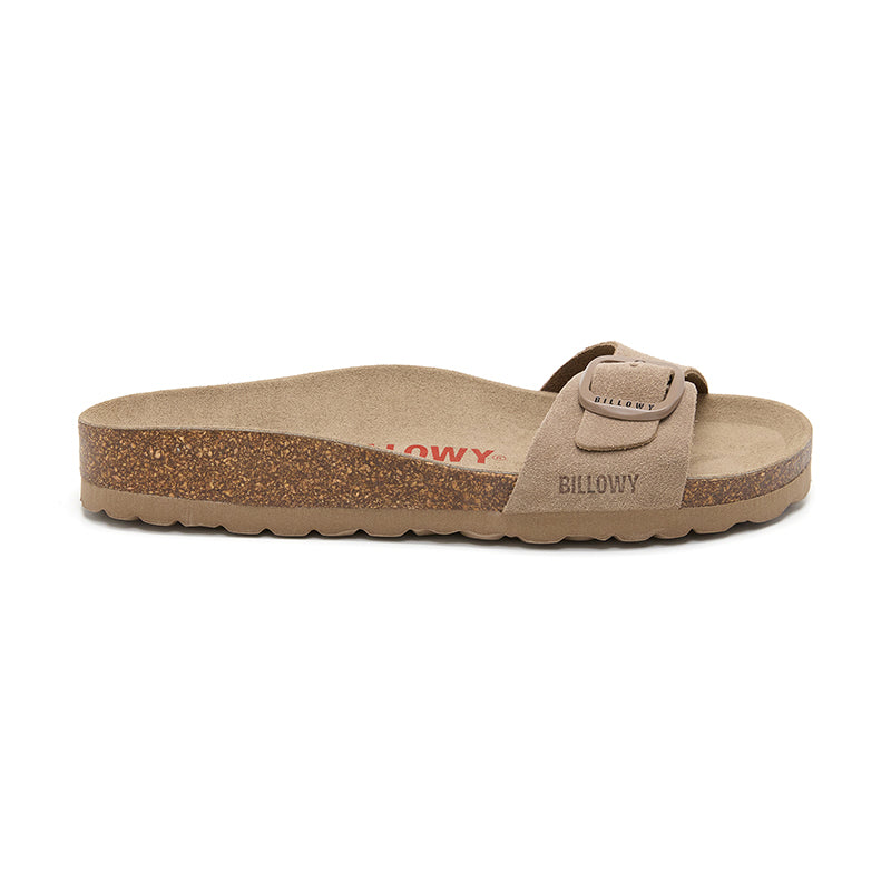 Sandalia Santa Monica Arena Beige para Mujer – Cómoda y Estilosa