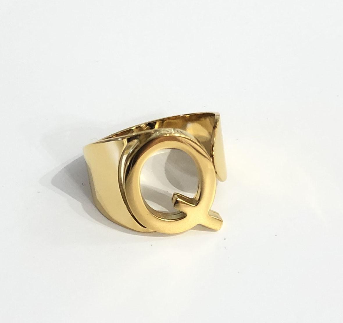 Anillo personalizado letter | Scar