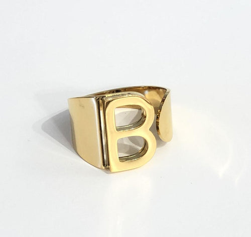 Anillo personalizado letter | Scar