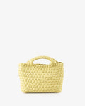 MINI TOTE TRENZADO AMARILLO